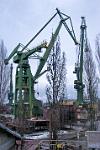cranes on the Gdansk shipyard (former Lenin warf)