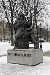 statue of the 17th century astronomer Jan Havelius (Heweliusz)