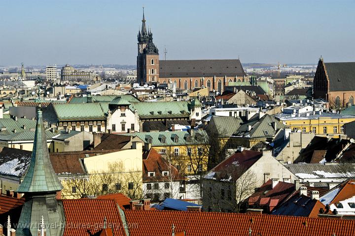 view over the city from Wawel Cathedral