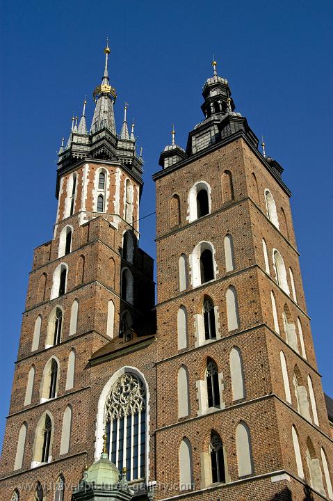 the towers of St Mary's Church