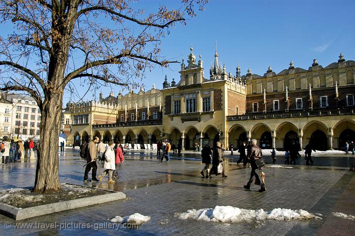 the Cloth Hall on Rynek Glowny, Central Square