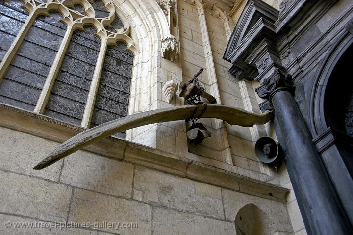 a legendary whalebone protects Wawel Cathedral entrance