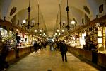 medieval shopping gallery at the Cloth Hall