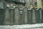 the walls of the Jewish ghetto