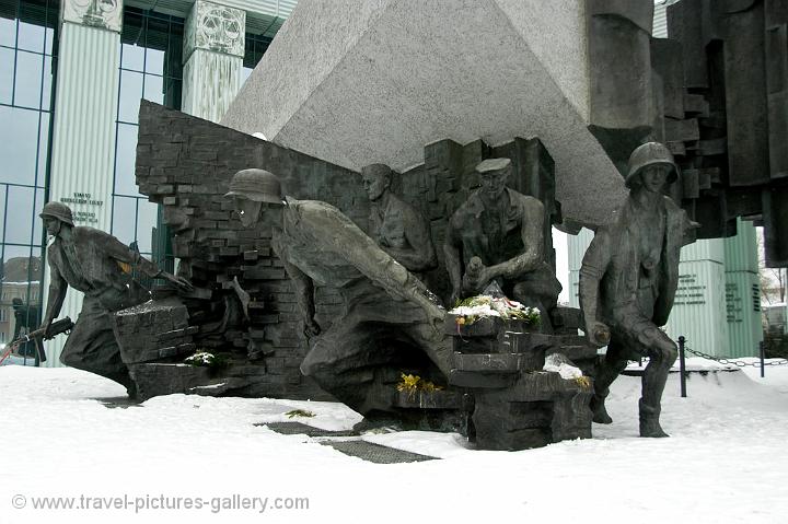 monument to the Warsaw Uprising in WW II