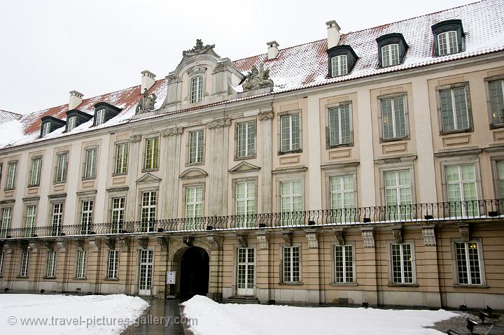 the Royal Palace was destroyed during WW II and restored afterwards