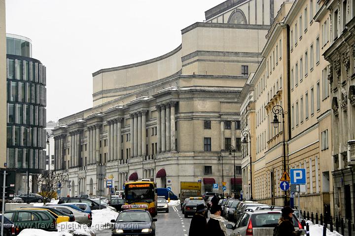 neoclassical building from the communist era