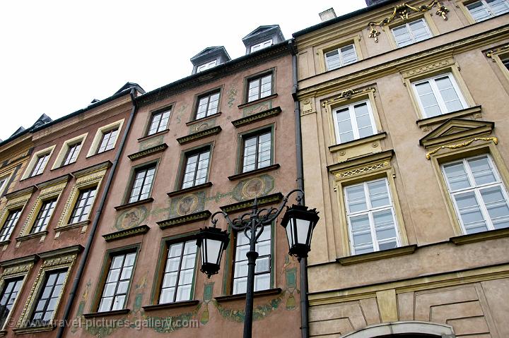 facades on the Old Town Square