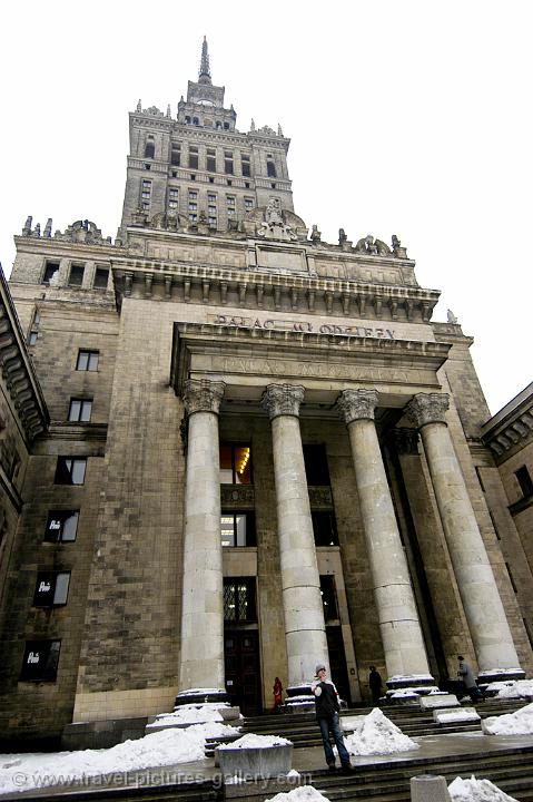 the Stalinist style Palace of Culture & Science