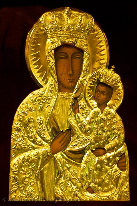 the icon of the Virgin Mary of Czestochowa, a national emblem