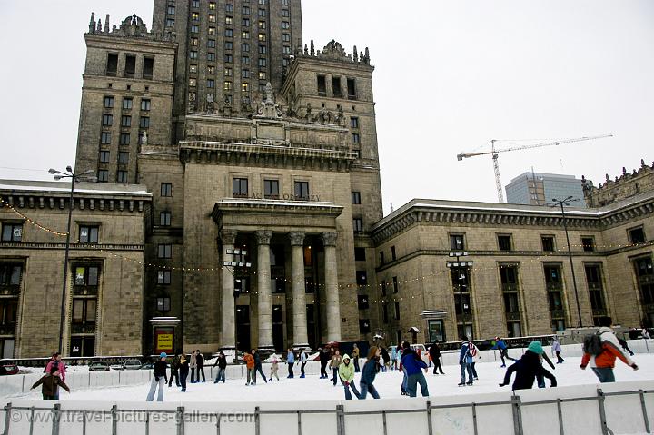 ice-skating at the Culture & Science Palace