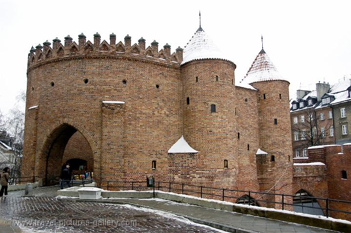 the Barbican, a fortified town gate