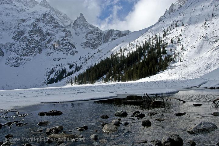 at Morskie Oko lake, Tatra Mountains