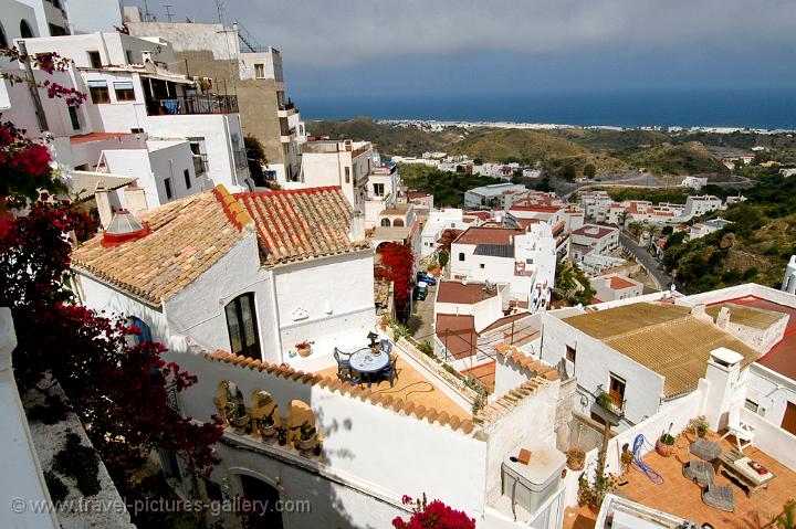 white- washed houses, Mojacar Pueblo