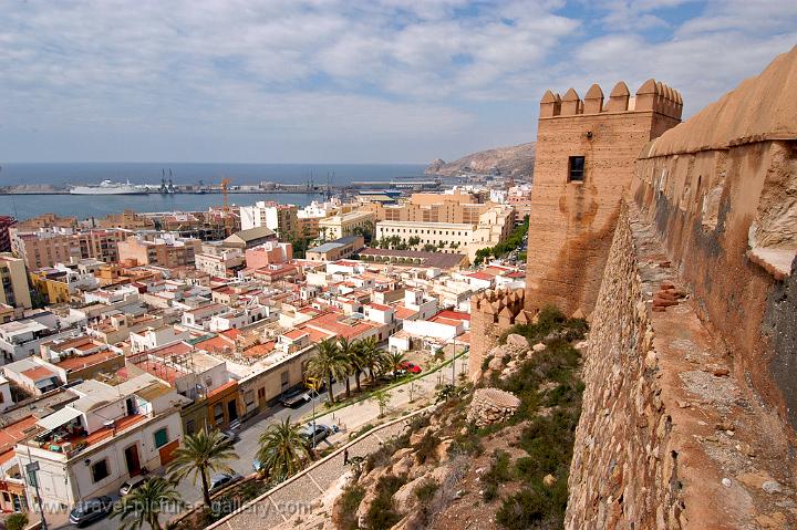 the town and harbour from the Alcazaba walls