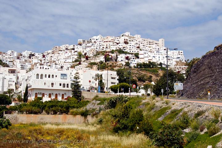 white- washed houses, Mojacar Pueblo