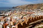 the town and harbour from the Alcazaba (Moorish fortress)