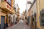 narrow streets of the old town