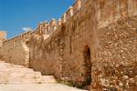 the walls of the Alcazaba, the 10th century Moorish fortress