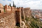the walls of the Alcazaba