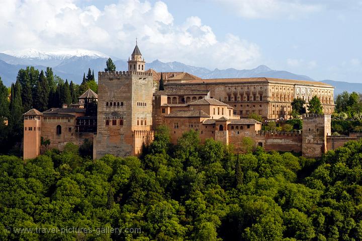 the walls and towers of the Alhambra, Comares Tower