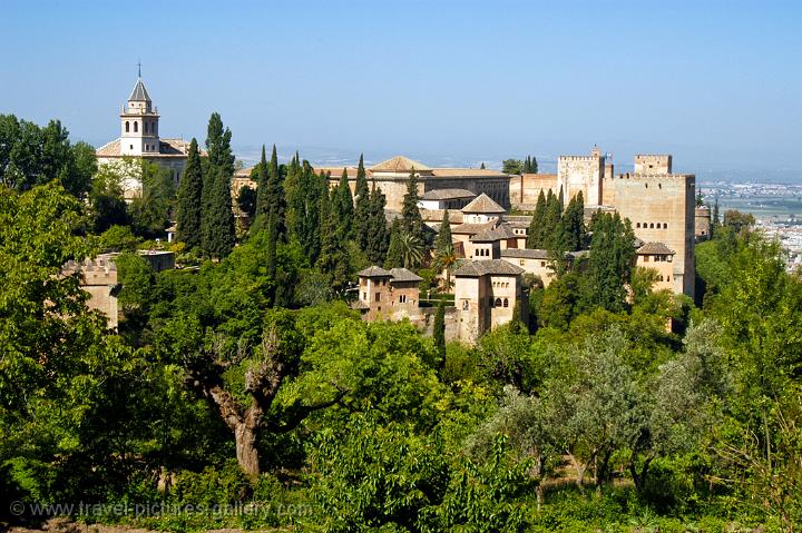 view from the Bosque Alhambra