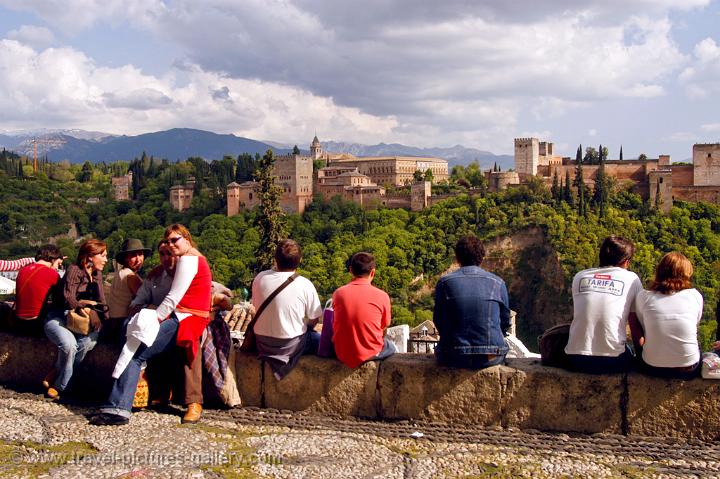 enjoying the view from the Mirador San Nicolas