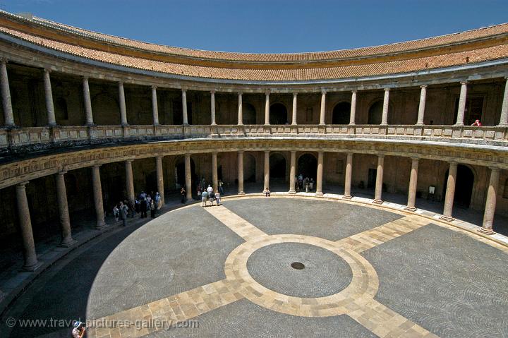 courtyard of the Palace of Charles V