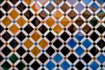 intricate tilework, Alhambra, Nasrid Palace