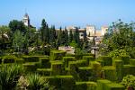 the Generalife Gardens, Alhambra