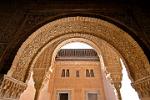 stucco arch, Moorish, Mudejar style, Nasrid Palace, Alhambra