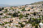 Albayzin, the former Moorish Quarter, from the Alhambra