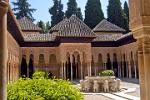 Alhambra, the Palace and Courtyard of the Lions