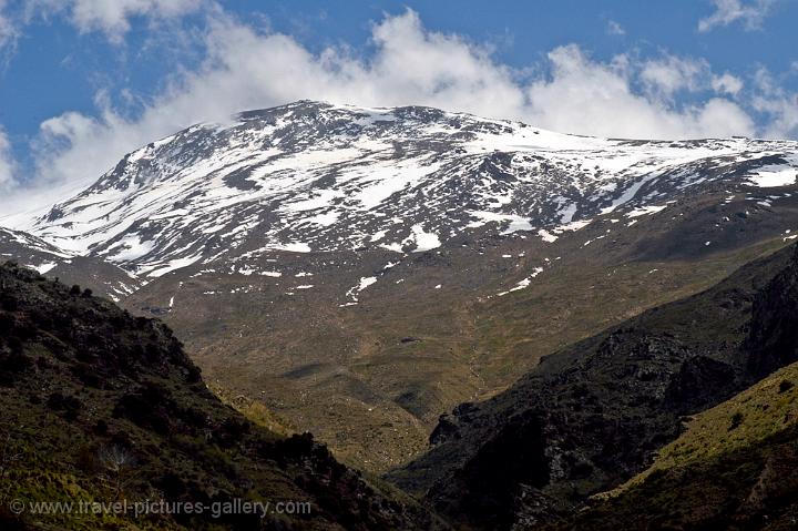 Mulhacen Peak (3482 m), the highest peak in mainland Spain