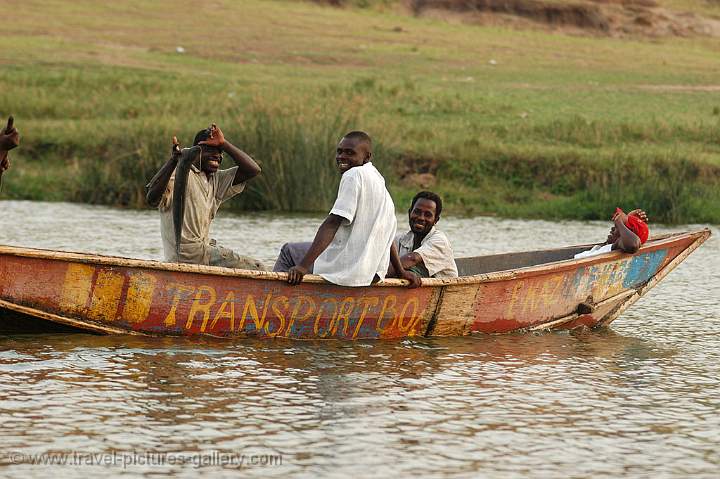 fishermen at the Kazinga Channel