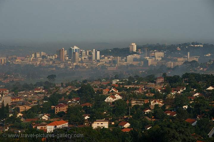 morning fog over Kampala