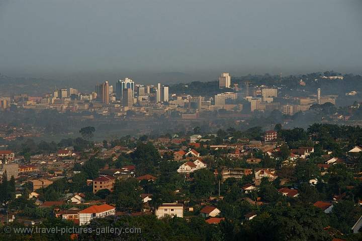 morning fog over Kampala