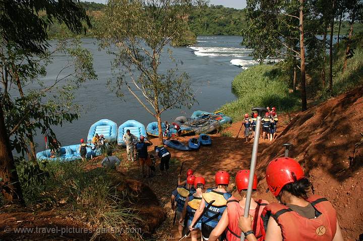 rafting at the White Nile