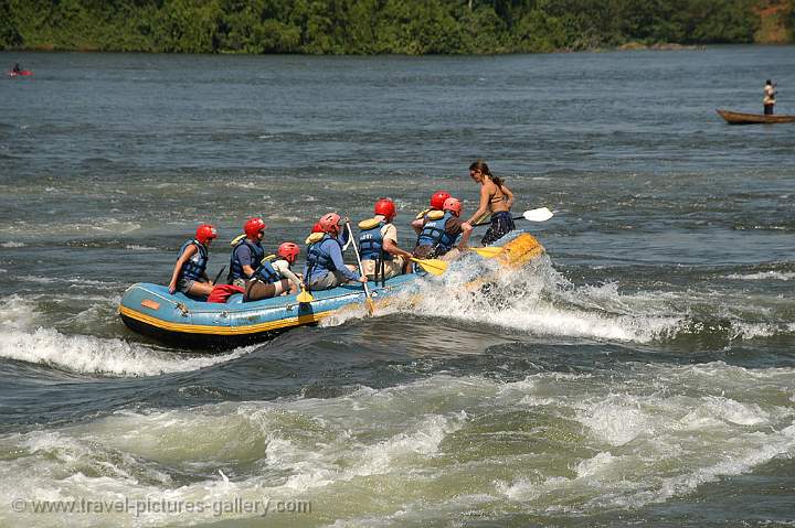 rafting at the White Nile