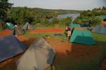 camping at the source of the White Nile