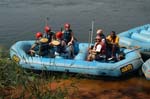 rafting at the White Nile