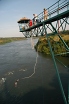 Bungee jumping at the White Nile