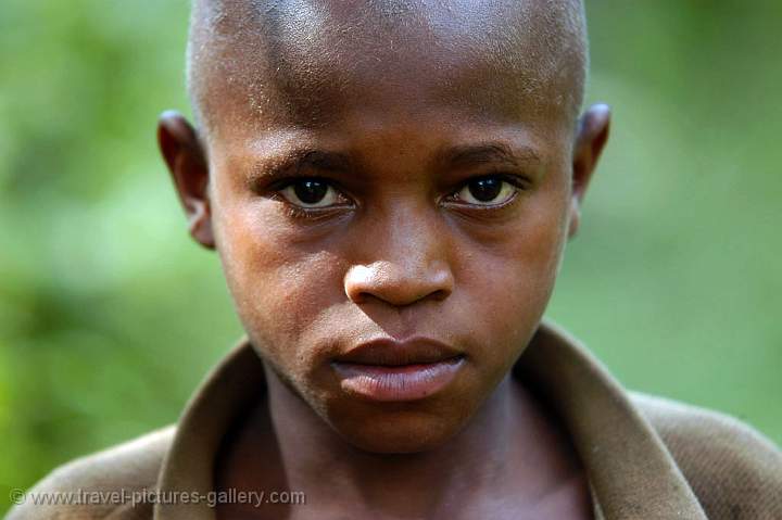 boy from a village on the edge of the park