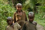 kids from villages on the edge of the park